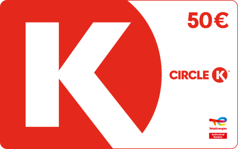 Circle K Gutschein 50 €