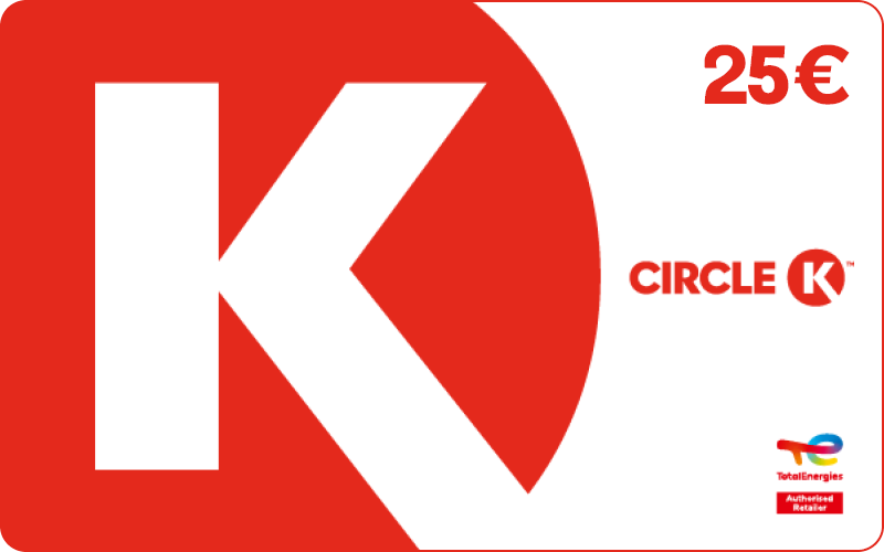 Circle K Gutschein 25 €