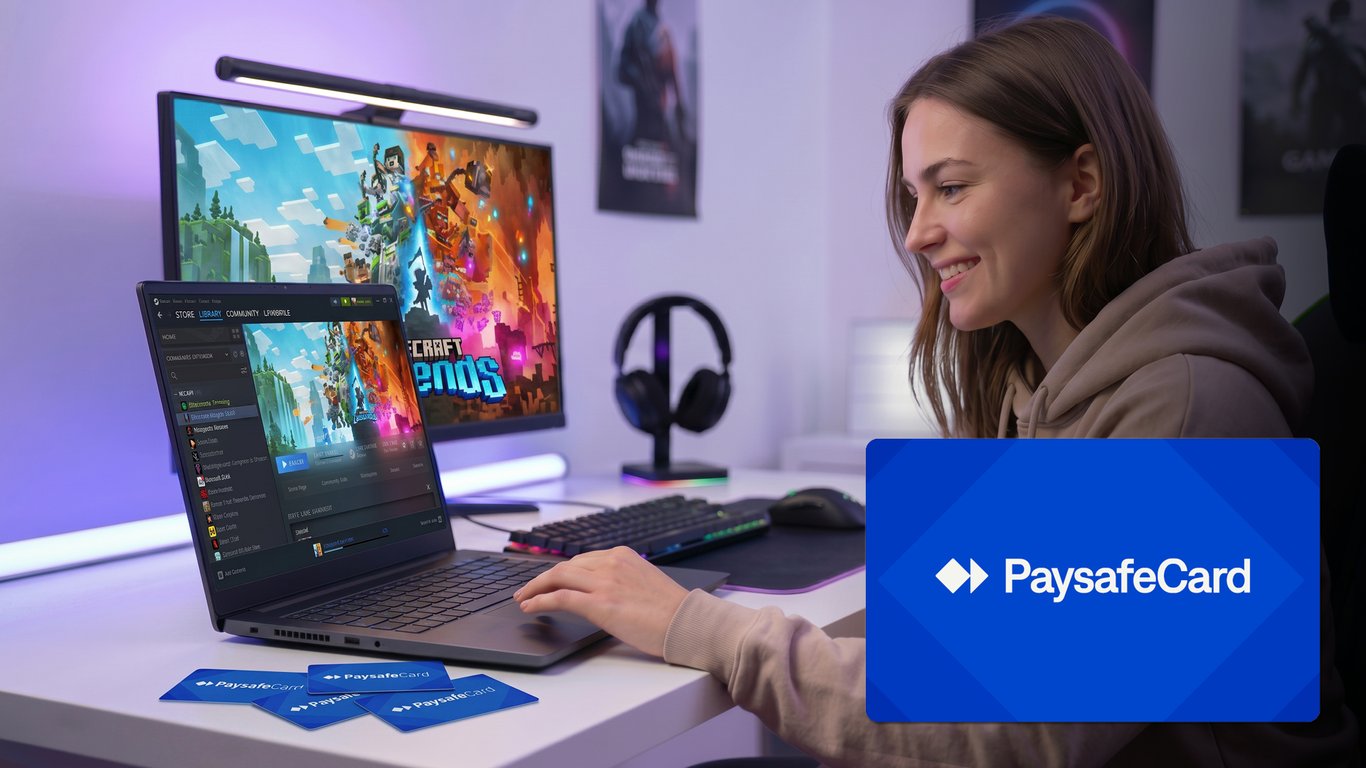PaysafeCard auf Steam für sicheres Bezahlen nutzen