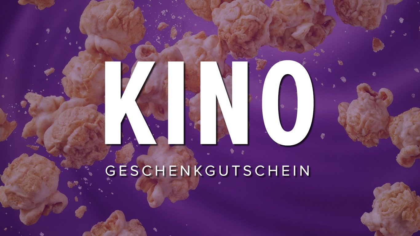 Schenke Kino Gutschein für die größten Filmhits von 2026