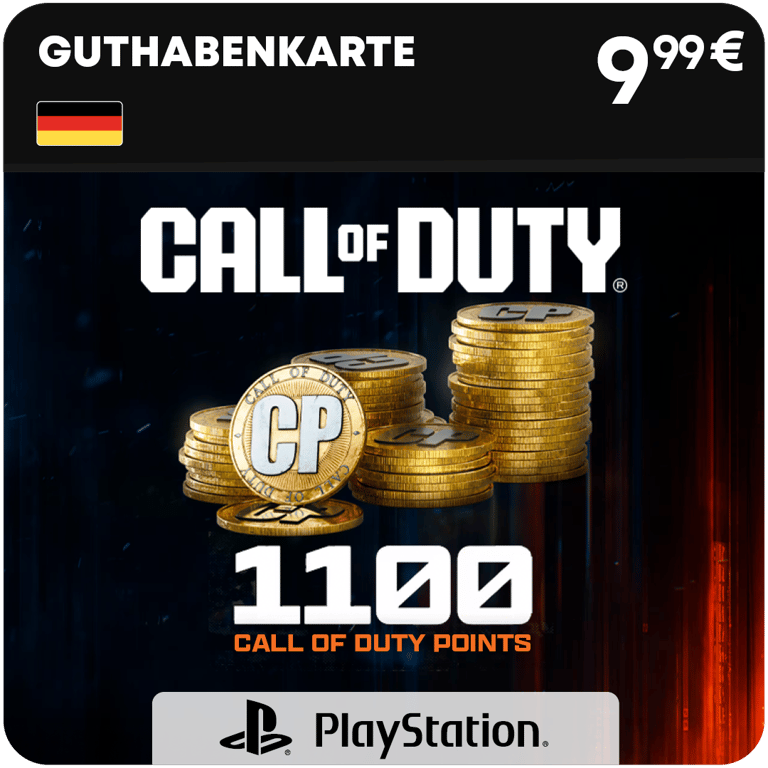 1.100 CoD Points (Guthaben)
