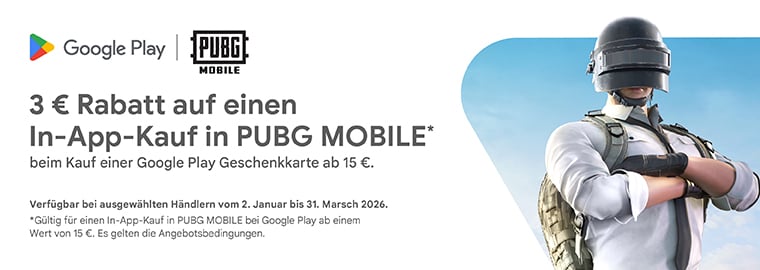 Google Play Karte kaufen? Einfach dein Konto aufladen