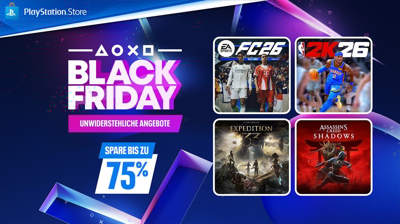 Sichere dir die besten Black Friday Angebote im PlayStation Store
