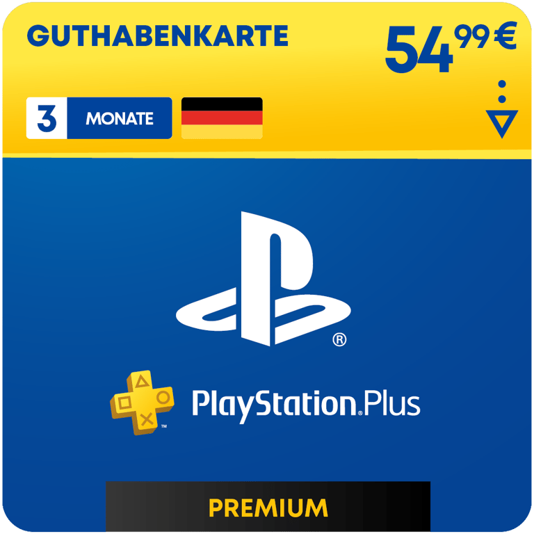 PlayStation Plus Premium - 3 Monate (Guthaben)