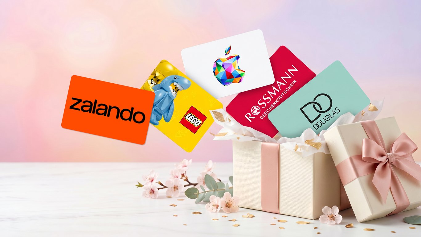 Die besten Shopping Gutscheine als Geschenkidee