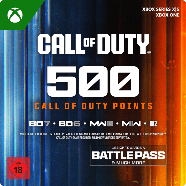 500 Call of Duty Punkte