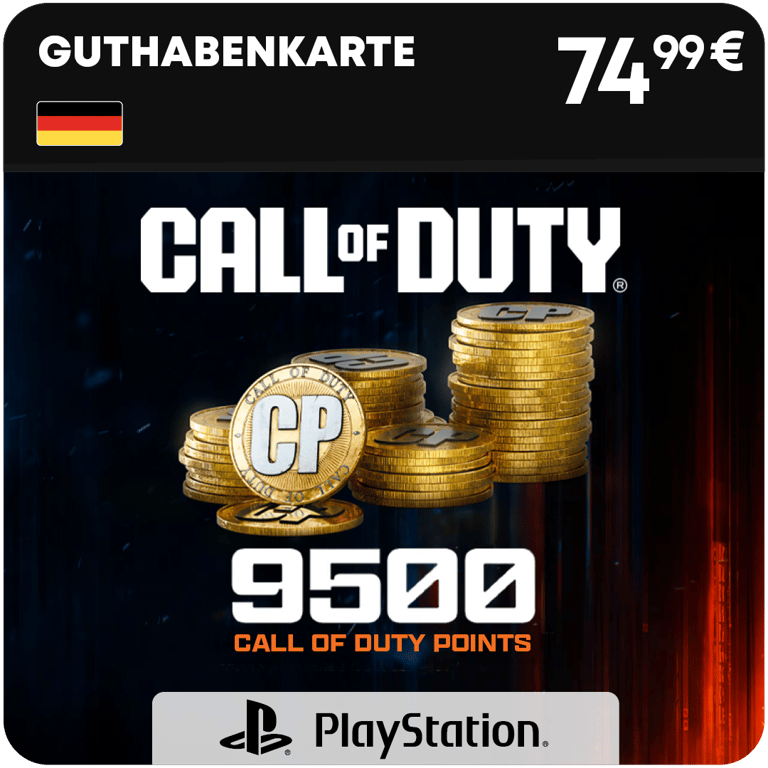 9.500 CoD Points (Guthaben)
