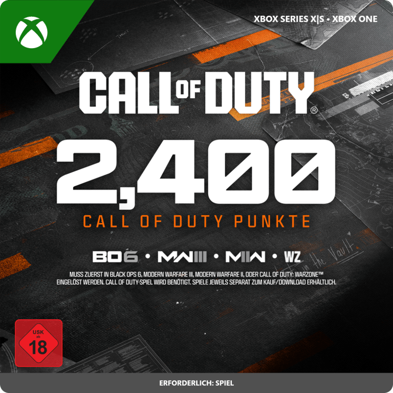 2.400 Call of Duty Punkte