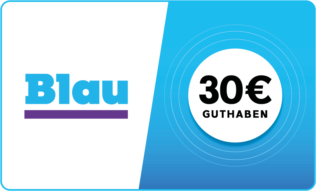 Blau.de - 30 € Guthaben