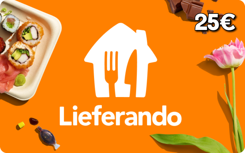 Lieferando Geschenkkarte 25 €