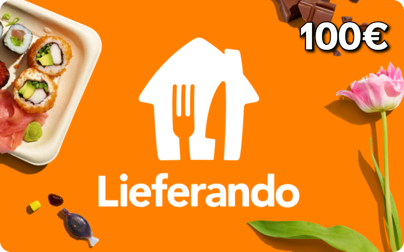 Lieferando Geschenkkarte 100 €