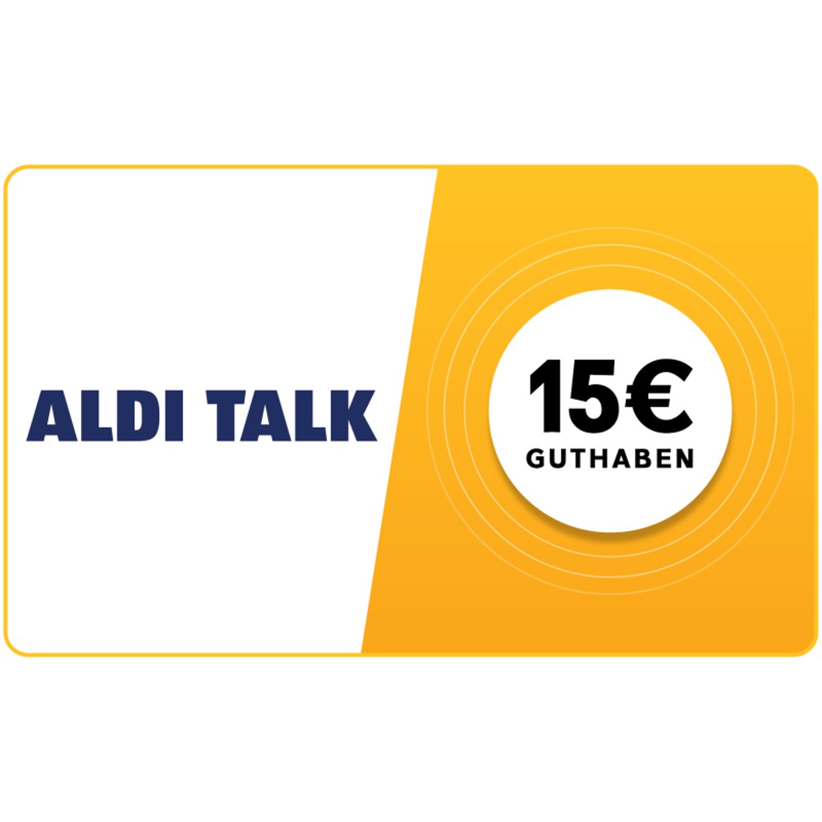 Aldi Talk 15 € Guthaben kaufen? Direkte Lieferung