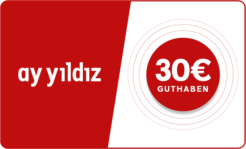 Ay Yildiz - 30 € Guthaben