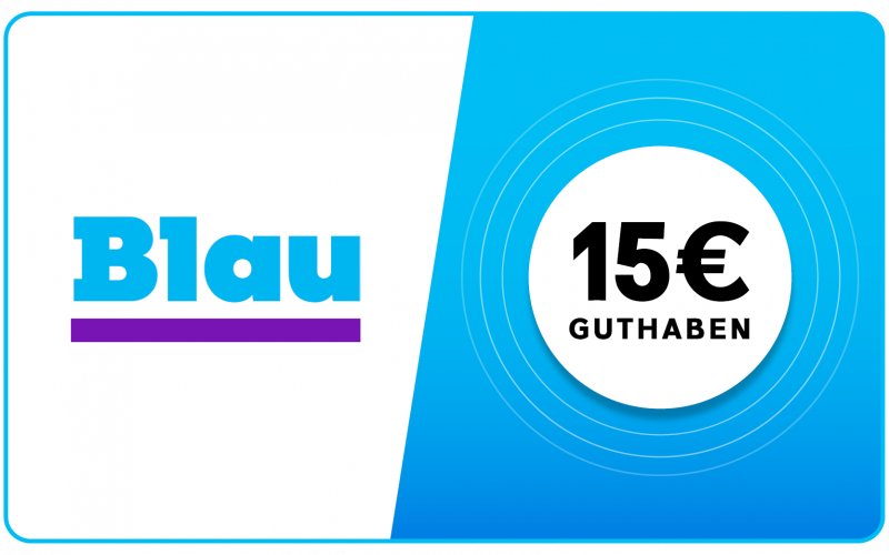 Blau.de - 15 € Guthaben