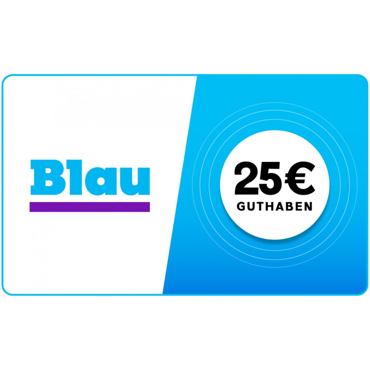 Blau 25 € Guthaben kaufen? Direkte Lieferung