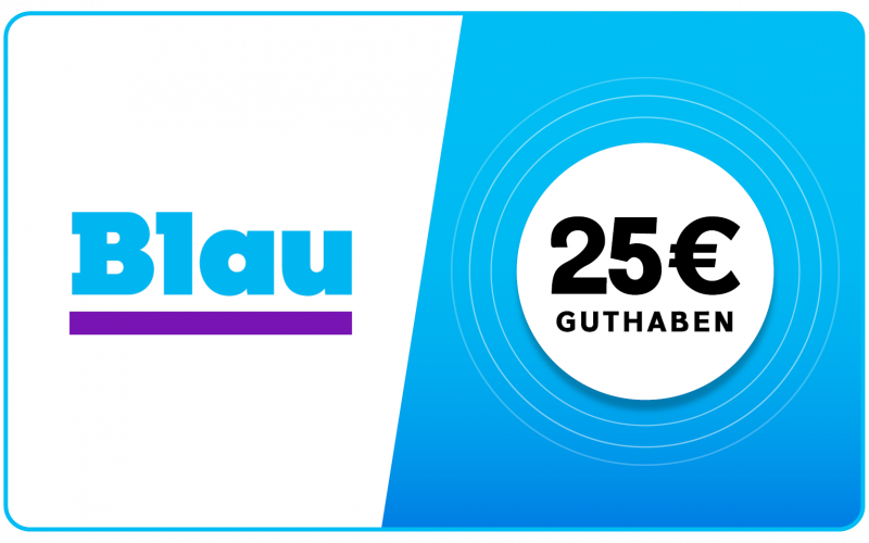Blau.de - 25 € Guthaben