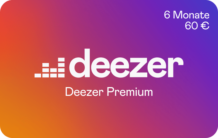 DEEZER Premium - 6 Monate