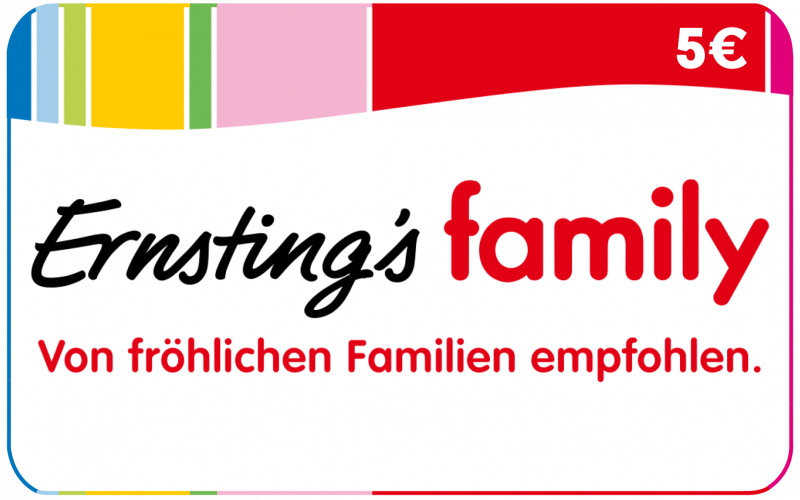 Ernsting's Family - 5 € Guthaben
