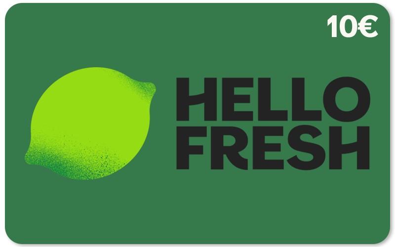 HelloFresh Geschenkgutschein 10 €
