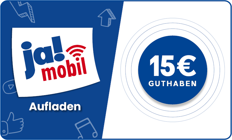 ja! mobil - 15 € Guthaben