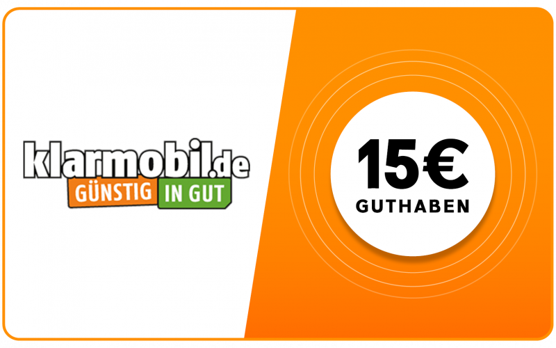 Klarmobil - 15 € Guthaben