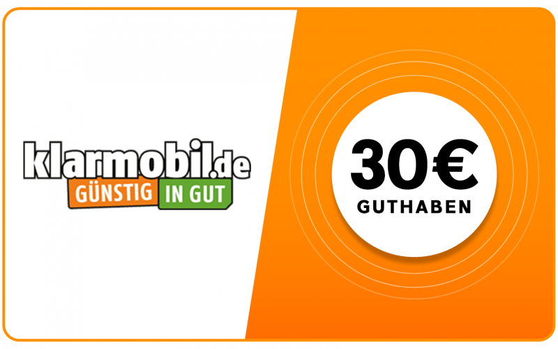 Klarmobil - 30 € Guthaben