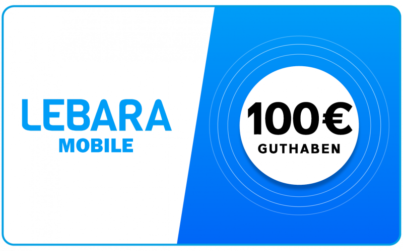 Lebara - 100 € Guthaben