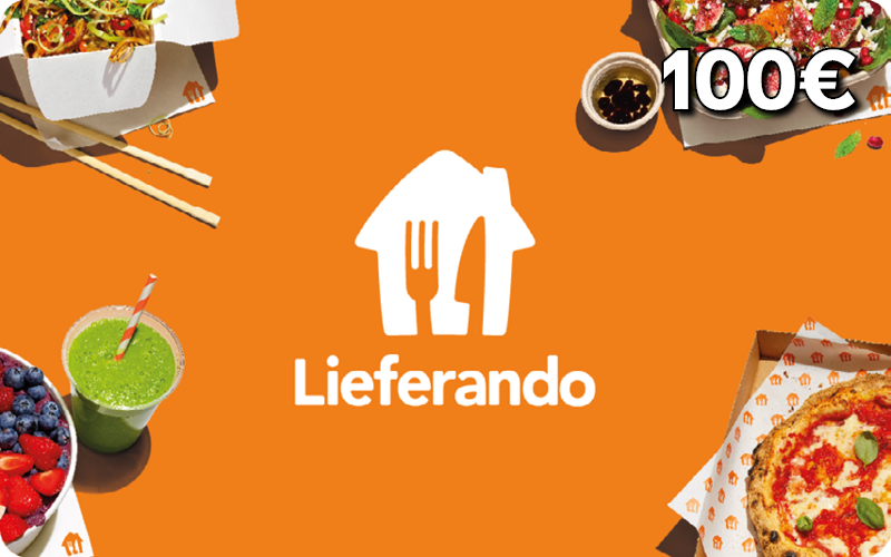 Lieferando Geschenkkarte 100 €
