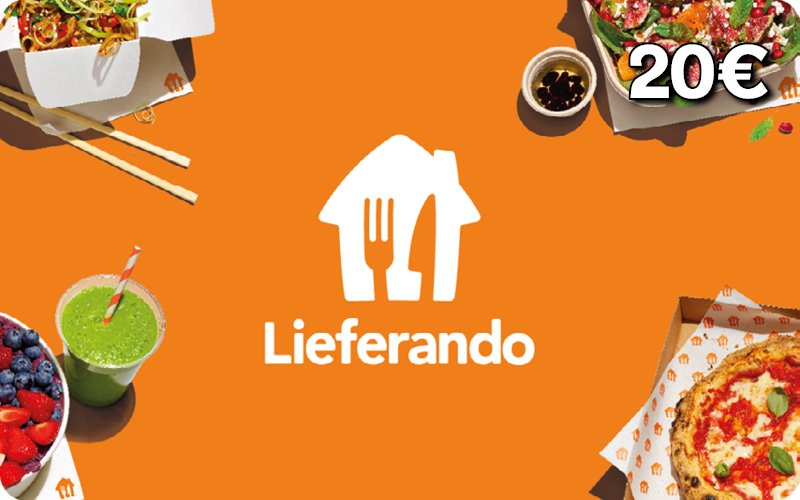Lieferando Geschenkkarte 20 €