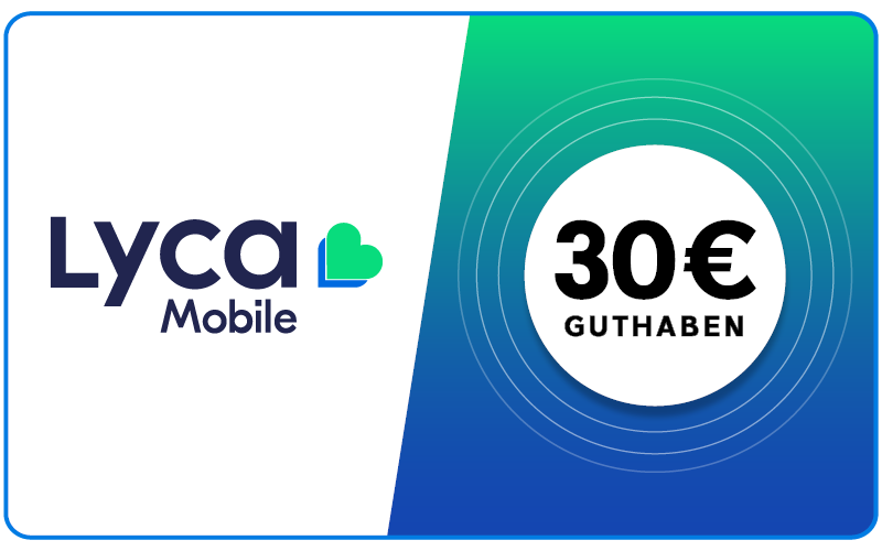 Lyca - 30 € Guthaben
