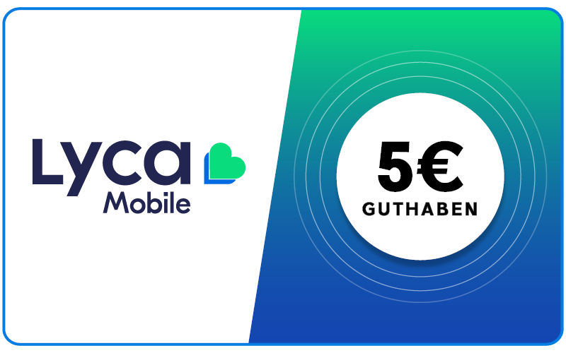 Lyca - 5 € Guthaben