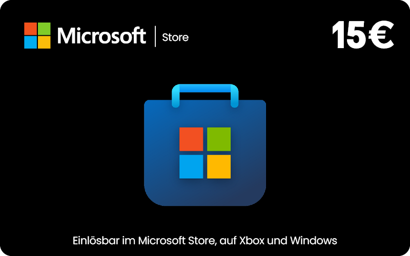 Microsoft Store - 15 € Guthaben