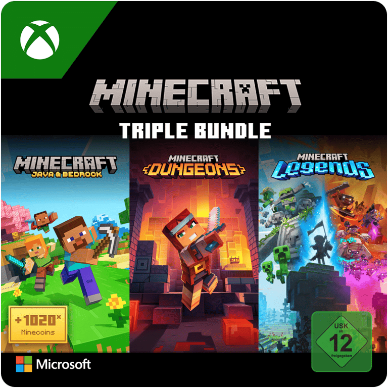 Minecraft Triple Bundle (Xbox)