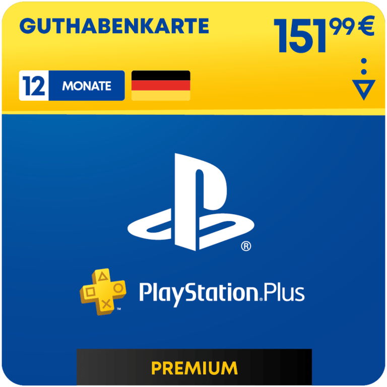 PlayStation Plus Premium - 12 Monate (Guthaben)