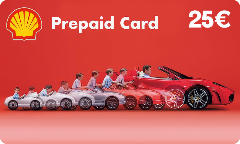 Shell Prepaid Card 25 €