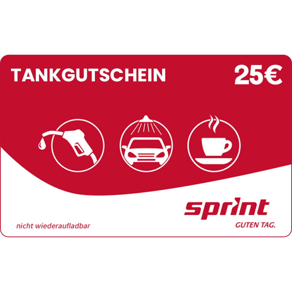 Sprint Tankgutschein 25 € kaufen? Sofort geliefert