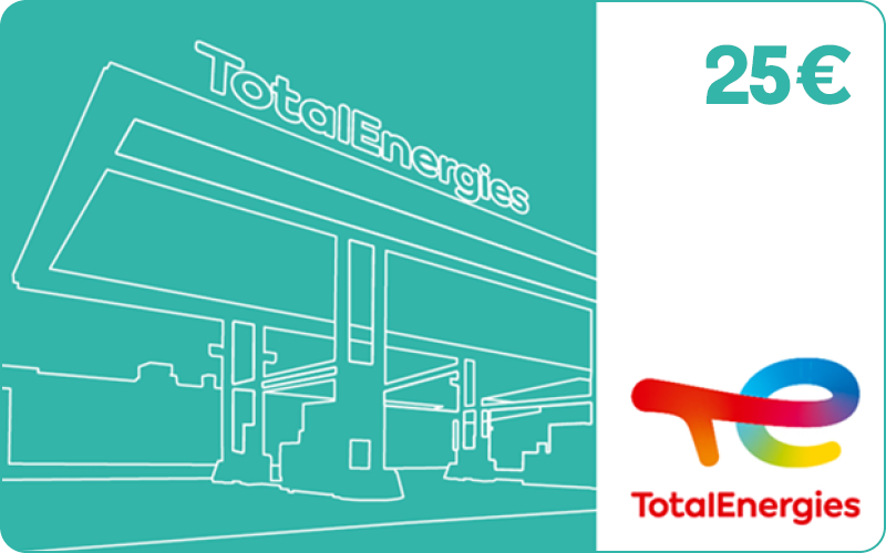 TotalEnergies Gutschein 25 €