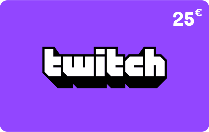 Twitch Gutschein 25 €