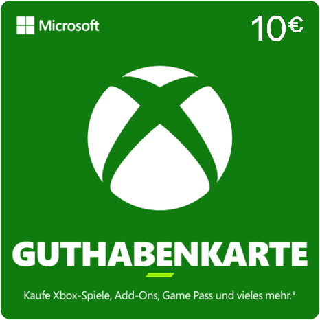 Xbox - 10 € Guthaben