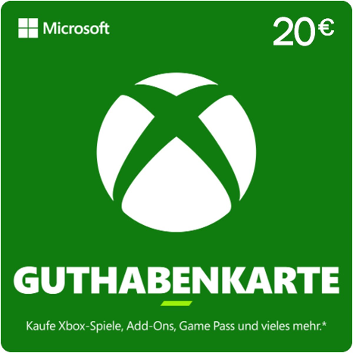 Xbox Guthaben 20 € kaufen? Sofort geliefert