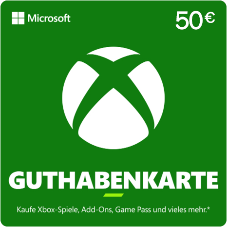 Xbox - 50 € Guthaben