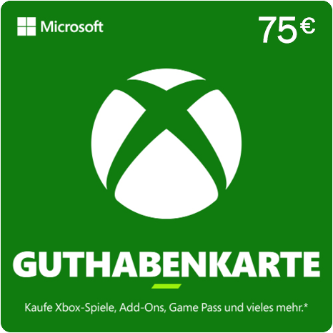 Xbox - 75 € Guthaben