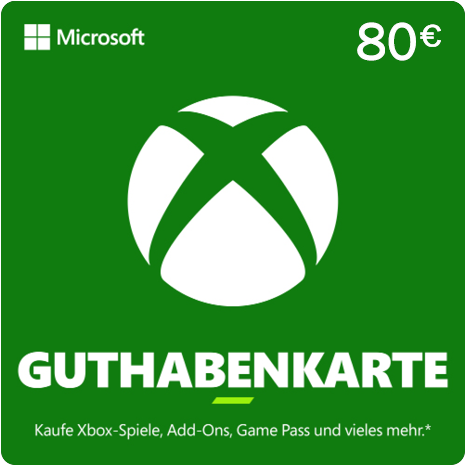 Xbox - 80 € Guthaben