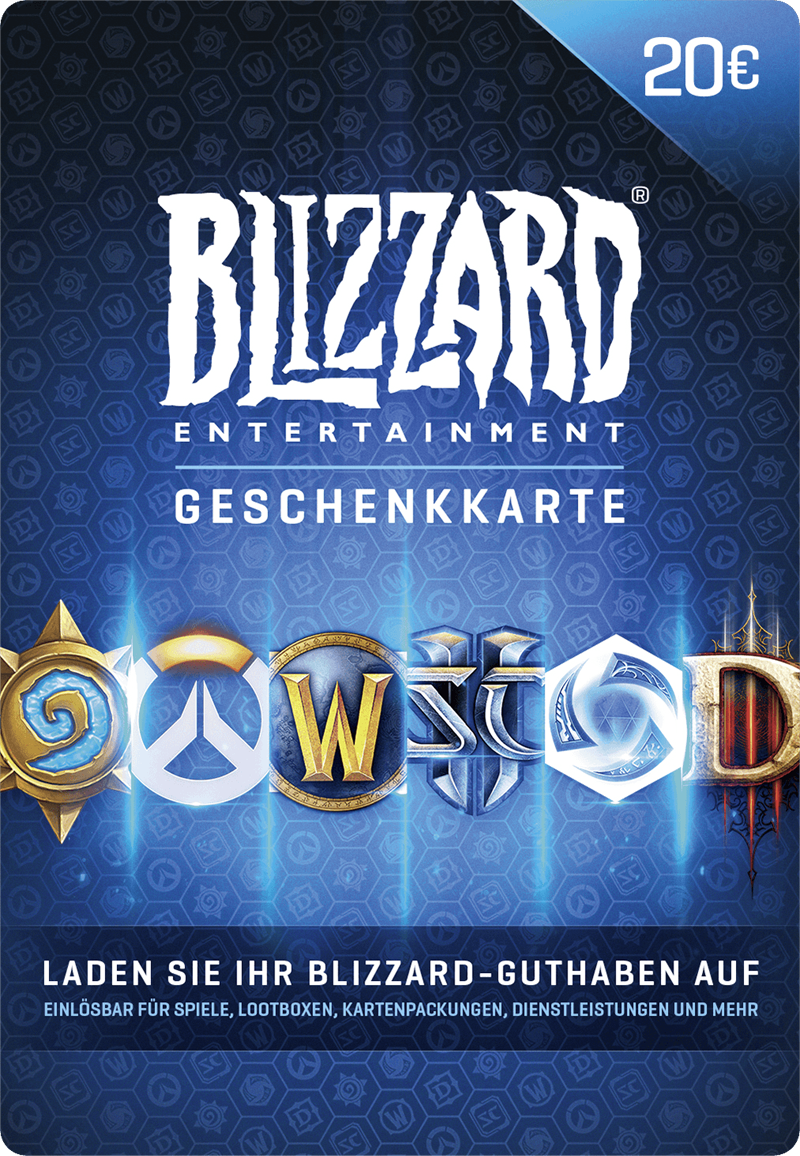 Karte KarteDirekt kaufen? | € 20 Blizzard Battle.net