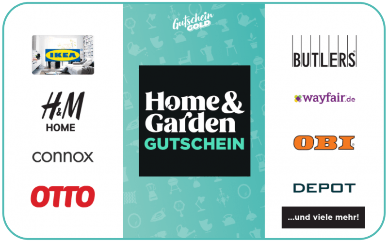 Gutscheingold Home & Garden kaufen? Direkte Lieferung | KarteDirekt