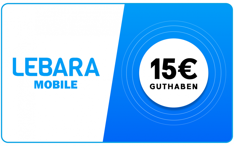 Lebara - 15 Lieferung | KarteDirekt € kaufen? Guthaben Direkte