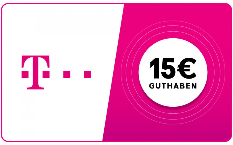 Telekom - 15 € Sofort Guthaben kaufen? geliefert | KarteDirekt