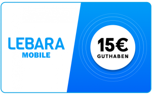 Lebara - 15 € Guthaben