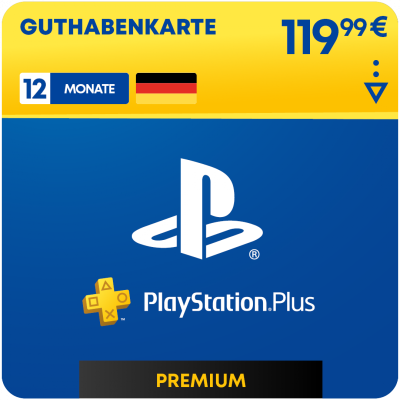 PlayStation Plus Premium - 12 Monate (Guthaben)