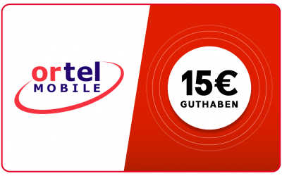 Ortel - 15 € Guthaben